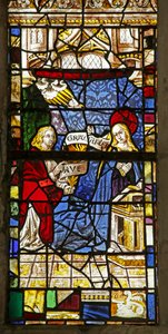 Window depicting the Annunciation by French School